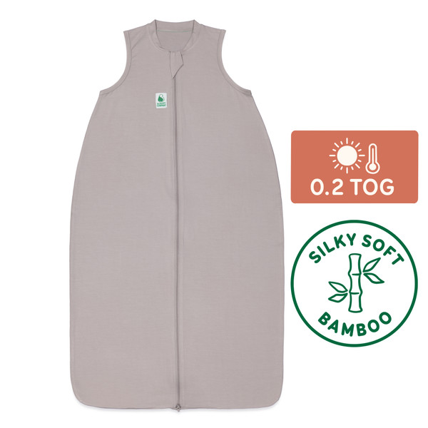 Sleeping Bag / 0.2 Tog Sleeveless / Dolphin Grey (Bamboo)
