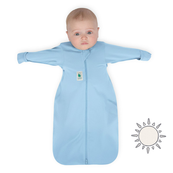 2-IN-1 Swaddle Transition Sleep Bag / Light Weight Bamboo / Sky
