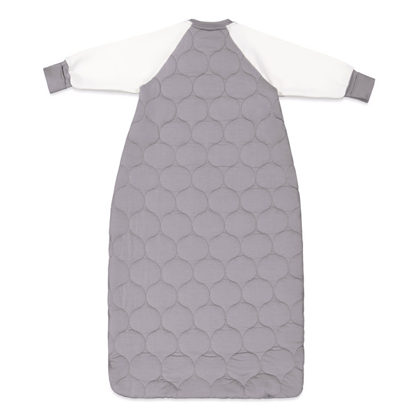 Sleeping Bag / 2.5 Tog Long Sleeve / Grey (Organic Cotton Quilted, Bamboo Lining)