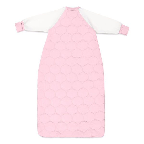Sleeping Bag / 3.5 Tog Long Sleeve / Pink (Organic Cotton Quilted, Bamboo Lining)