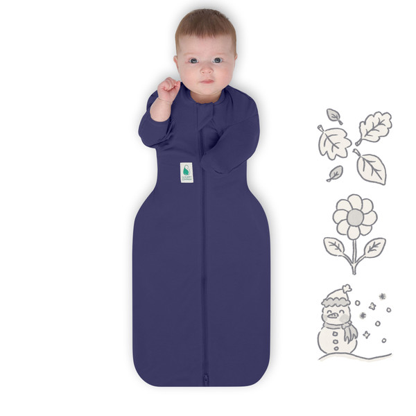 FX (Fetal Flex) Swaddle / Warm Weight 1.5 Tog / Navy