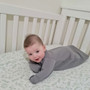 2-IN-1 Swaddle Transition Sleep Bag / Light Weight Bamboo / Grey