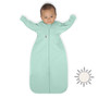 2-IN-1 Swaddle Transition Sleep Bag / Light Weight Bamboo / Cool Mint 2-IN-1 Swaddle Transition Sleep Bag / Light Weight Bamboo / Cool Mint