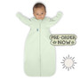 2-IN-1 Swaddle Transition Sleep Bag / Light Weight Bamboo / Mint