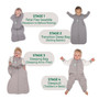 2-IN-1 Swaddle Transition Sleep Bag / Light Weight Bamboo / Navy