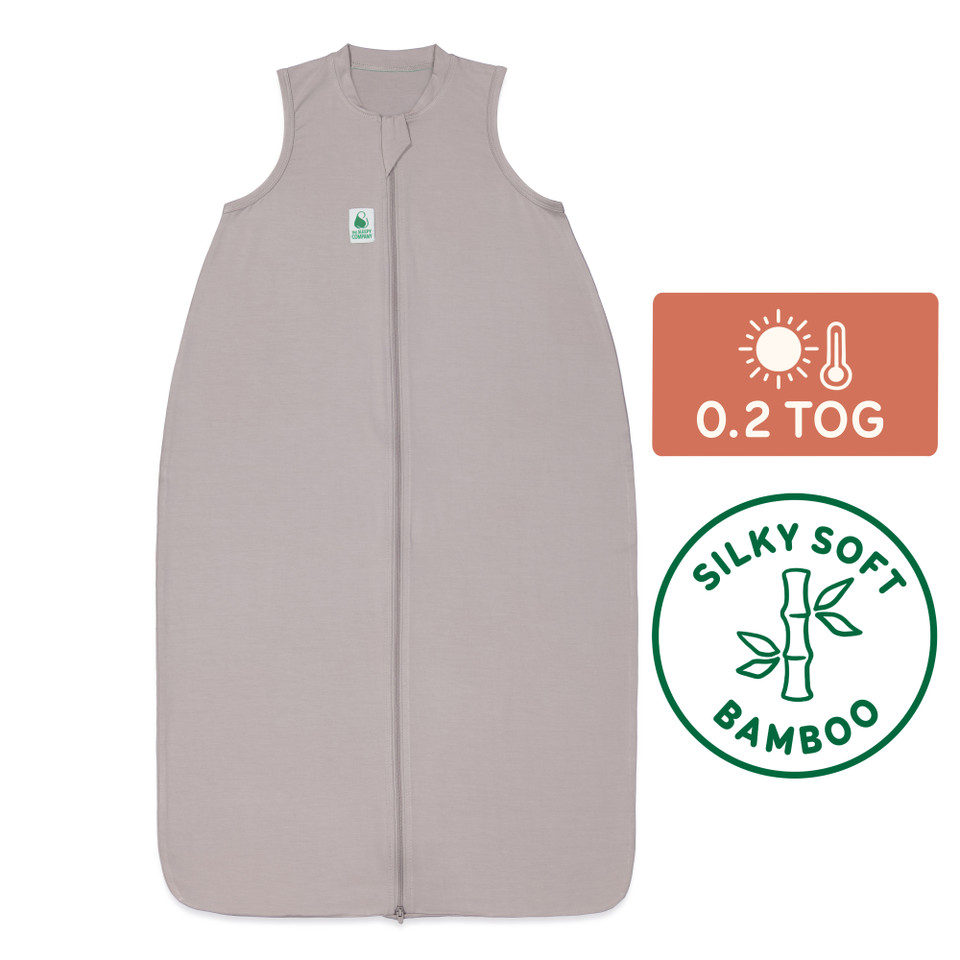 Sleeping Bag / 0.2 Tog Sleeveless / Dolphin Grey (Bamboo)