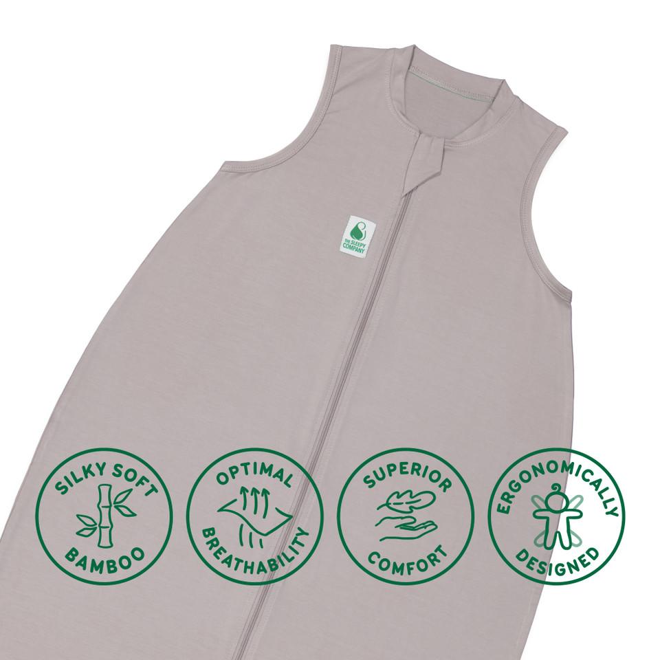 Sleeping Bag / 0.2 Tog Sleeveless / Dolphin Grey (Bamboo)