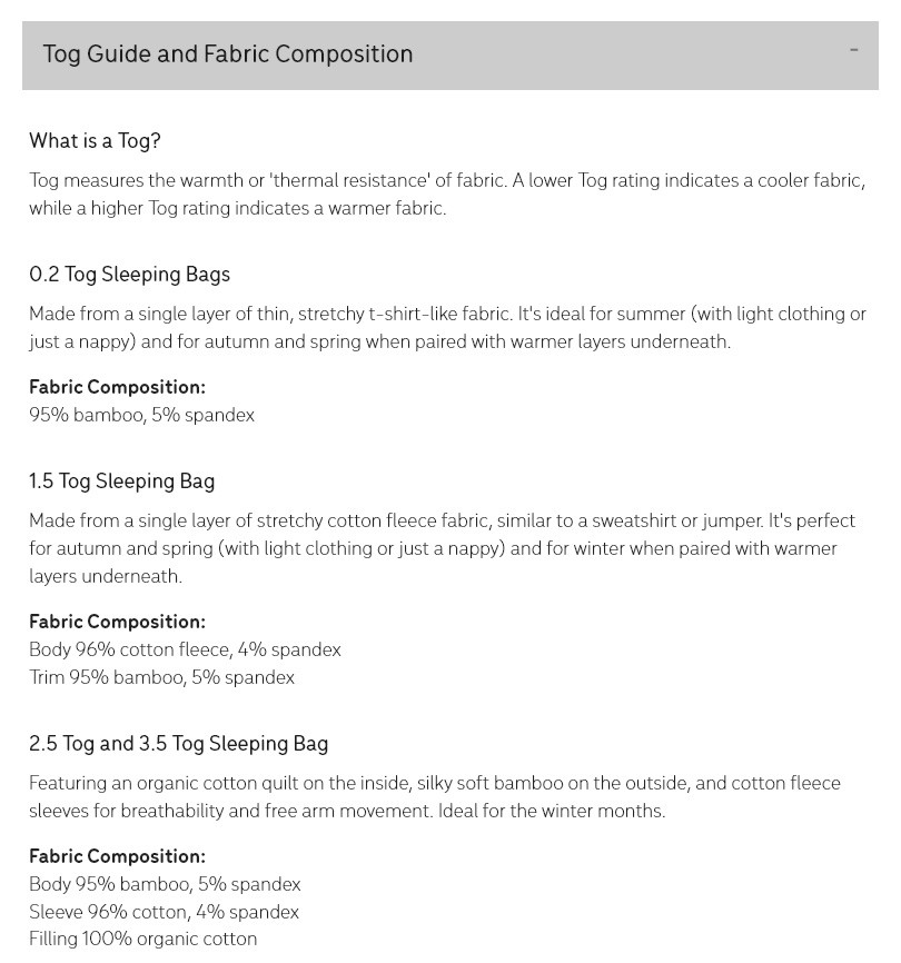 Sleeping Bag / 0.2 Tog Long Sleeve / Jade Mist (Bamboo)