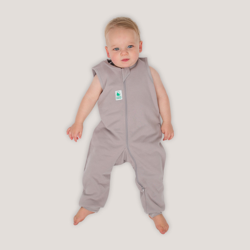 Sleepsuit / 0.2 Tog Sleeveless / Dolphin Grey (Bamboo)