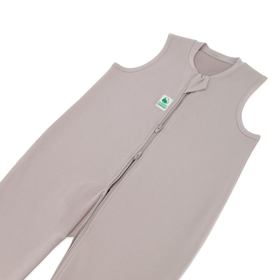 Sleepsuit / 1.5 Tog Sleeveless / Dolphin Grey (Cotton Fleece)