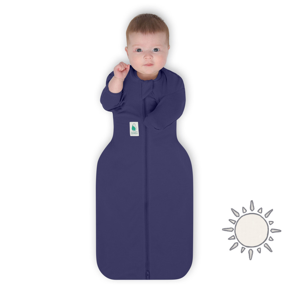 FX (Fetal Flex) Swaddle / Light Weight Bamboo / Navy