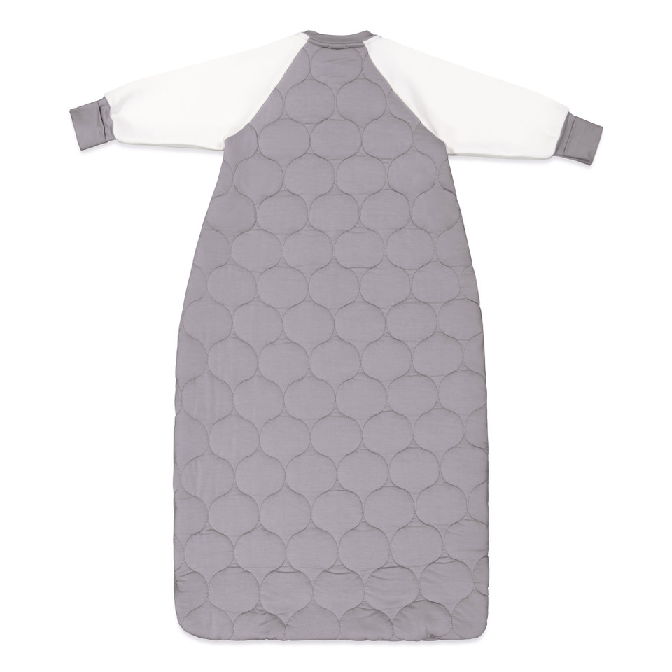 Sleeping Bag / 2.5 Tog Long Sleeve / Grey (Organic Cotton Quilted, Bamboo Lining)
