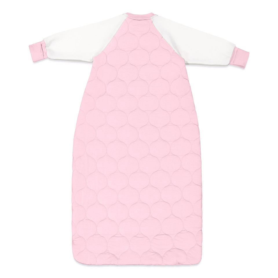 Sleeping Bag / 2.5 Tog Long Sleeve / Pink (Organic Cotton Quilted, Bamboo Lining)