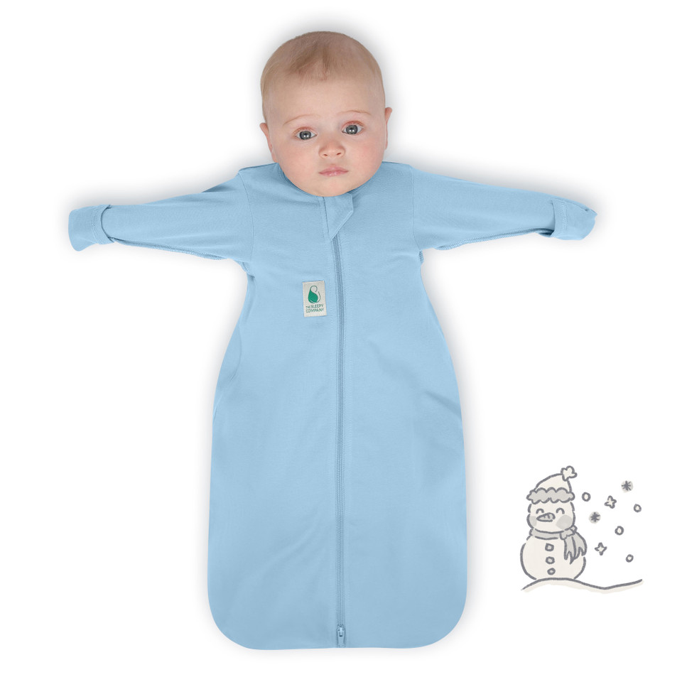 2-IN-1 Swaddle Transition Sleep Bag / Warm Weight 2.5 Tog / Sky