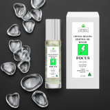 Focus Healing Crystal Essential Oil Roller