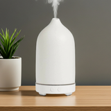 White Ceramic Stone Aromatherapy Diffuser