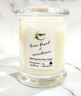 Lime Basil Mandarin Soy Candle 175 Gram