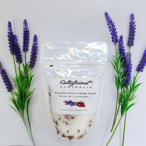 Rose & Lavender Premium Bath Soak Sachet 125 ML