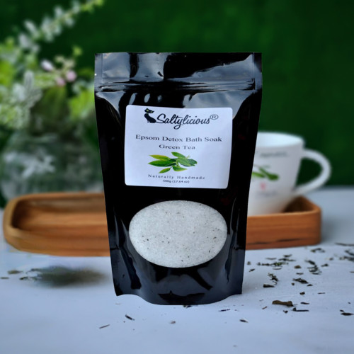 Green Tea Premium Epsom Salt 500 Gram