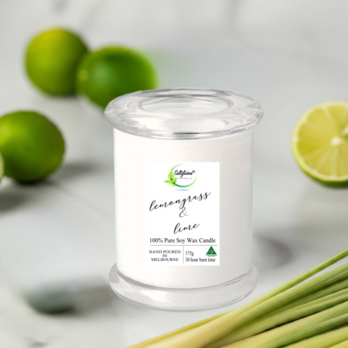 Lemongrass & Lime Luxury Soy Candles
