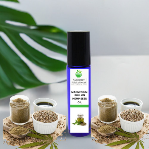 Magnesium Oil Roller with Organic Hemp Seed Oil