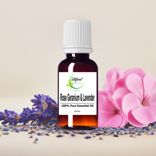 Rose Geranium & Lavender Essential Oil Blended