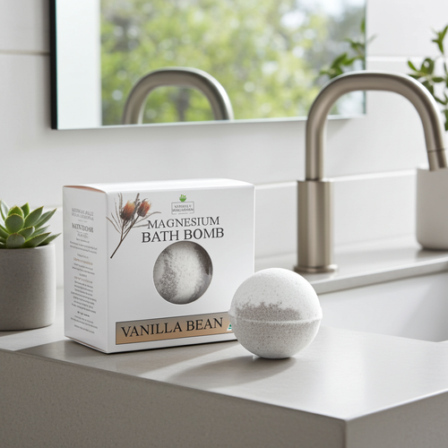 Vanilla Bean Scented Bath Bomb