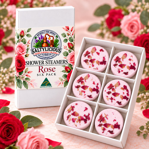 Rose Shower Steamers Six Pack