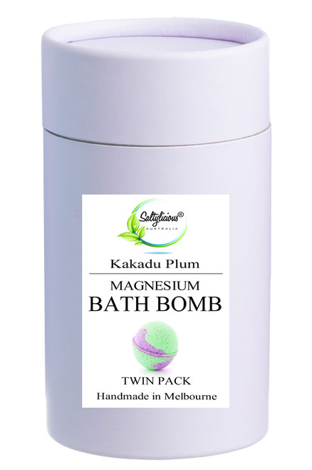 Kakadu Plum Magnesium Bath Bombs Twin Gift Pack 6 Units