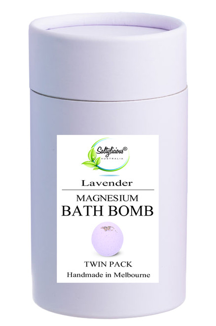 Lavender Magnesium Bath Bomb Twin Gift Pack