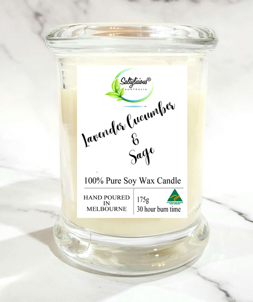 Lavender Cucumber & Sage Soy Candle