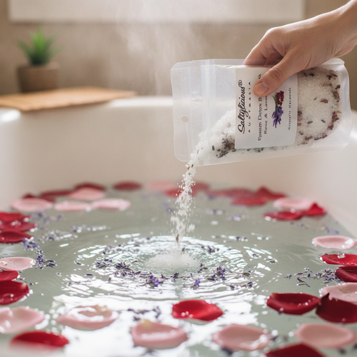 Rose & Lavender Bath Soak Sachet 125 ML