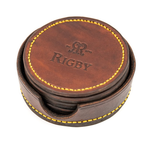 Rigby Leather Coasters (Set of Six)