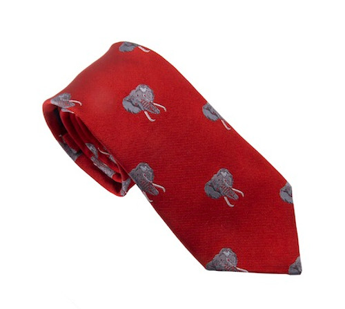 Rigby "Tusker" Elephant Tie - Red