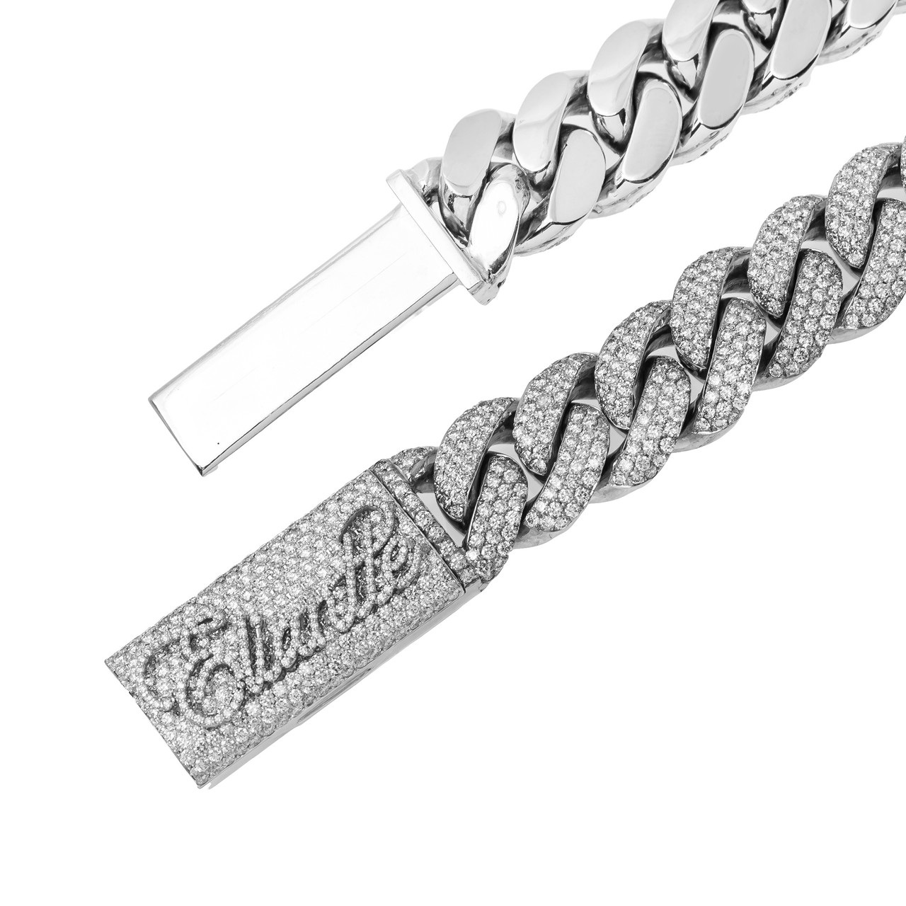 ROSGLD Cuban Link Chain for Men Miami Iced Out Cuban India | Ubuy