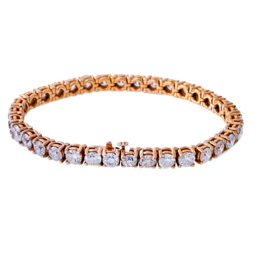 Various Shaped Fancy Pink Diamond Bracelet in 18K White Gold - Diana  Michaels Jewelers