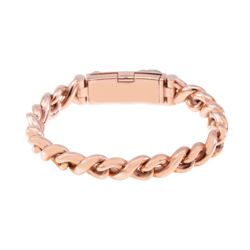 Buy 14k Rose Gold Cuban Link Bracelet. Rose Gold Link Bracelet. Ladies Rose  Gold Jewelry. Online in India - Etsy