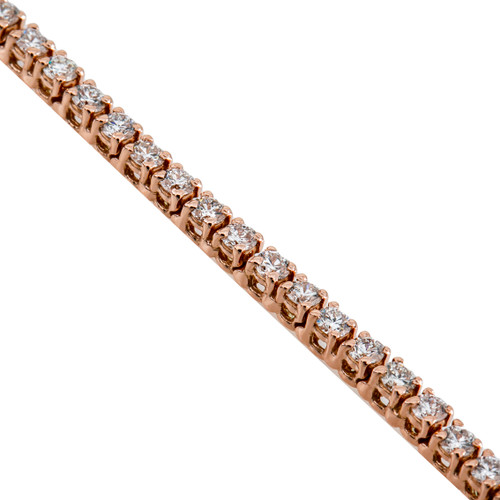 Rose Gold Engravable Bar Bracelet 14K