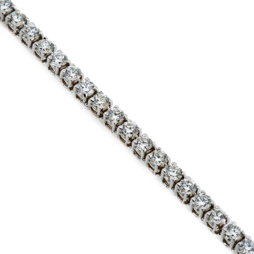 Diamond Tennis Bracelet, Low Profile 4 Prong, 1ct 6ct, 14k Solid White  Yellow Rose Gold, Mother's Day Gift, Social Value - Etsy