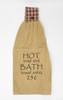 Tab Kitchen Towel Hot Baths 25cents Red