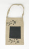 Let It Snow Collection - Burlap Bag, Sack 8x12 w/ Handle & Pocket