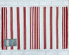 Red White Stripe Base Mat