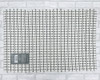 White Gray Stitch Base Mat