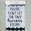 Tiny Human Garden Flag ON SALE!