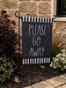 Go Away Garden Flag ON SALE!