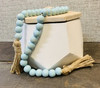 Teal Bead Garland