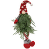 Polka Dot Tree Dangle Leg Gnome with LED Lights