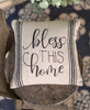 Bless this Home Pillow - 10"