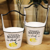 Enml Fresh Lemon Well Bucket S/2