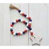 Farmhouse Beads - Red, White, And Blue